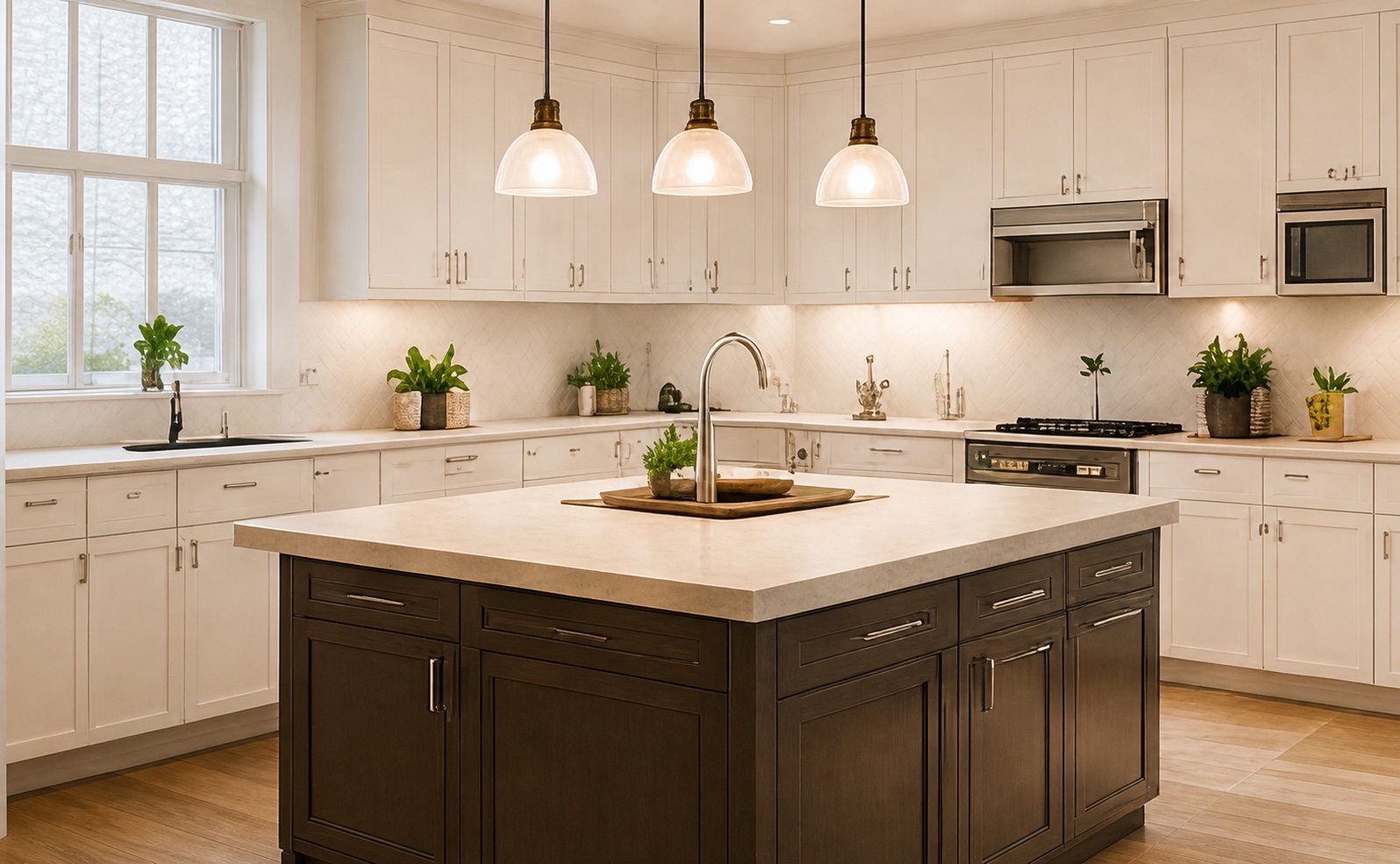 Clean modern kitchen