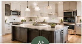 Bright clean kitchen