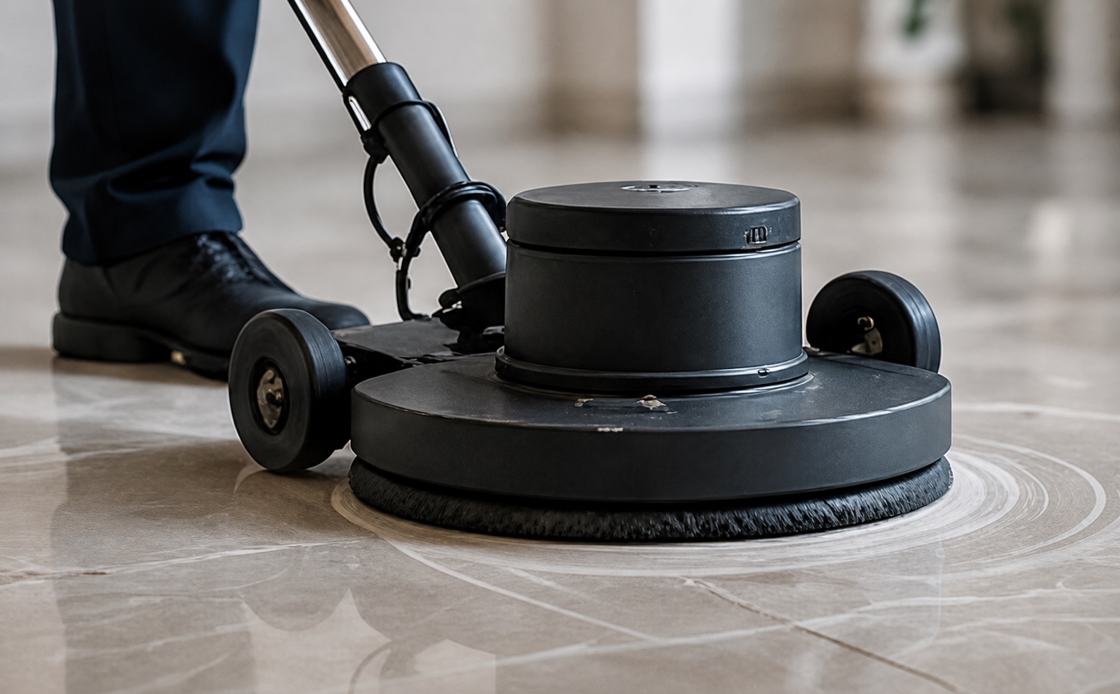 Professional floor cleaning